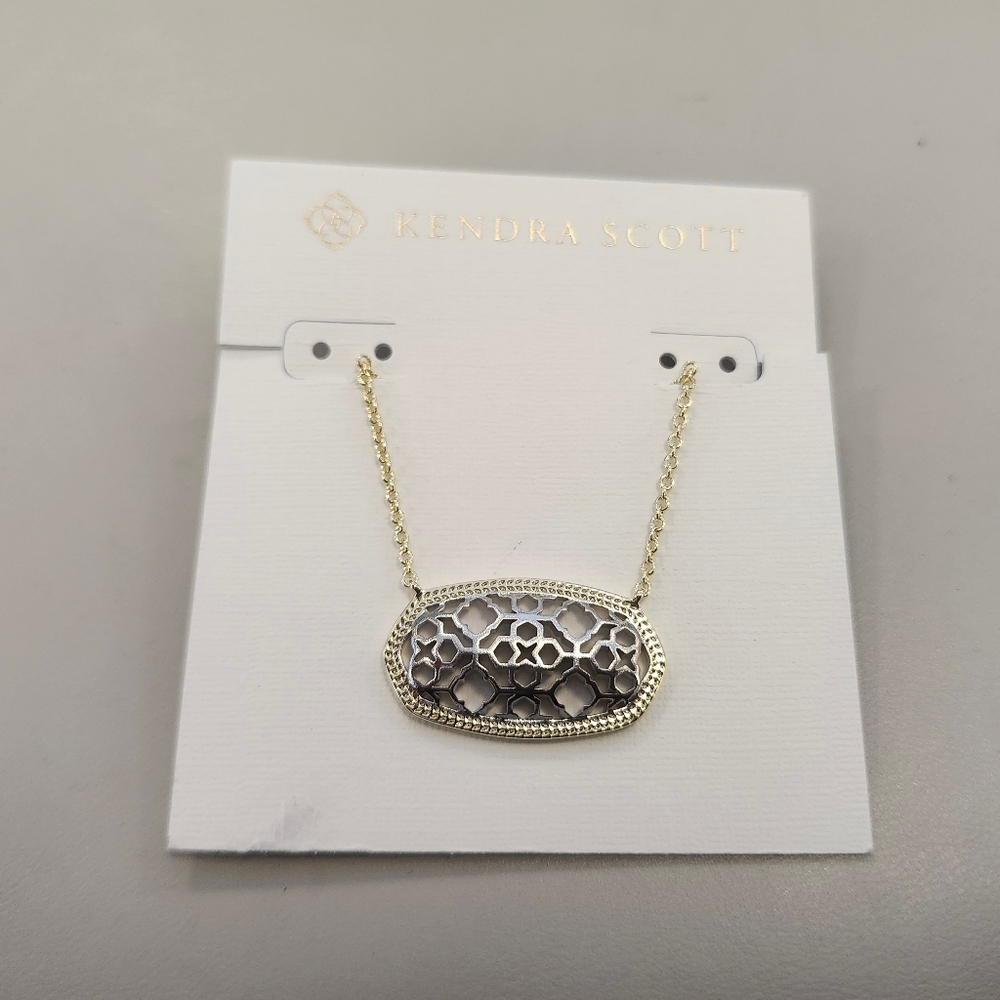 NWT Kendra Scott Gold/Silver-Tone Dollie Necklace